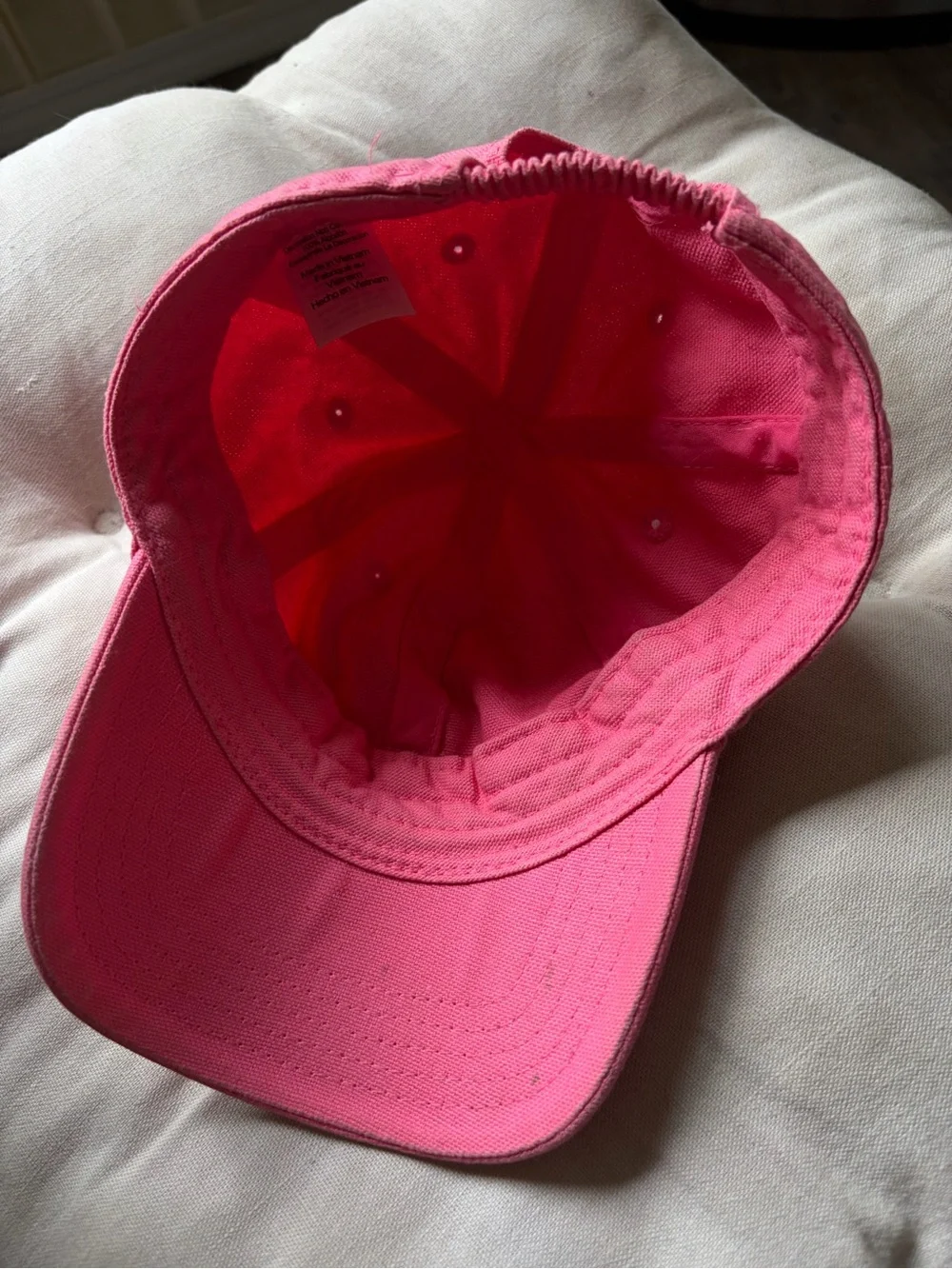 Carhartt Baby Infant Pink Canvas Cotton Baseball Cap Hat Stretch